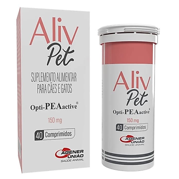 ALIV PET 150MG Para Cães e Gatos - Com 40 Comp