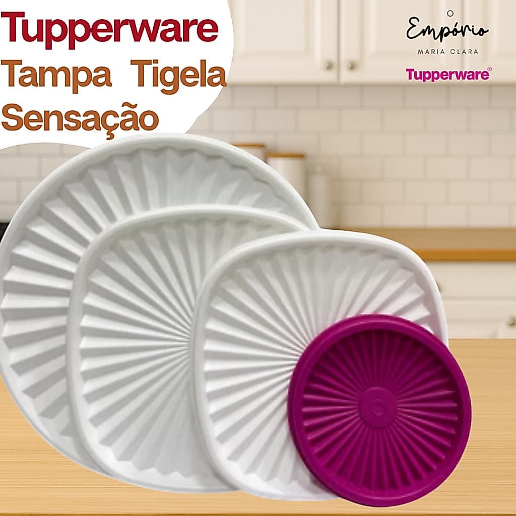 Tampa Tupperware Tigela Sensação Diversas A escolher