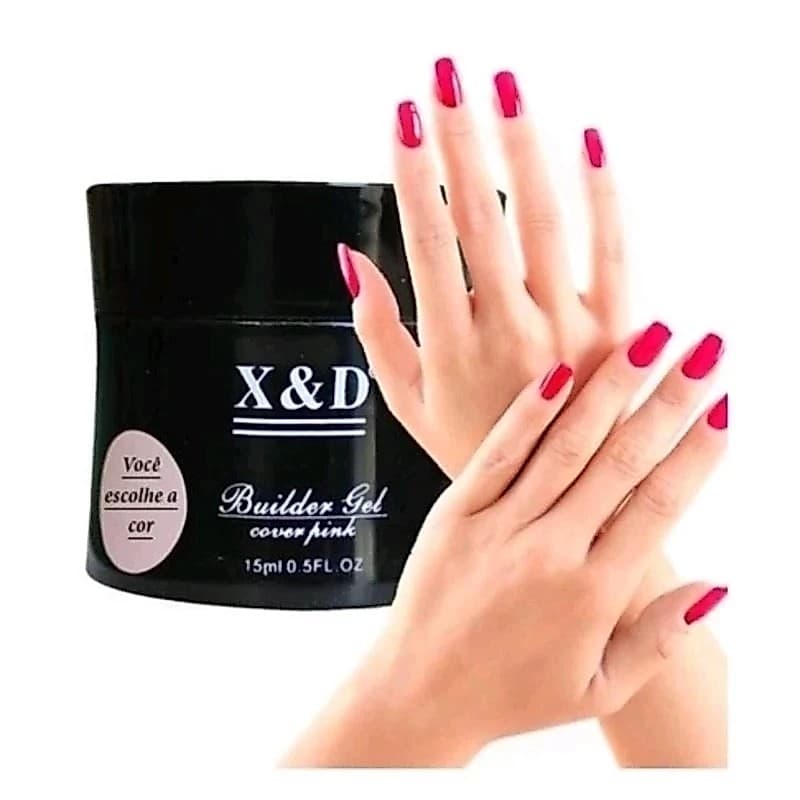 Gel de unha X&D Builder gel Harder cover 1 unidade 50ml