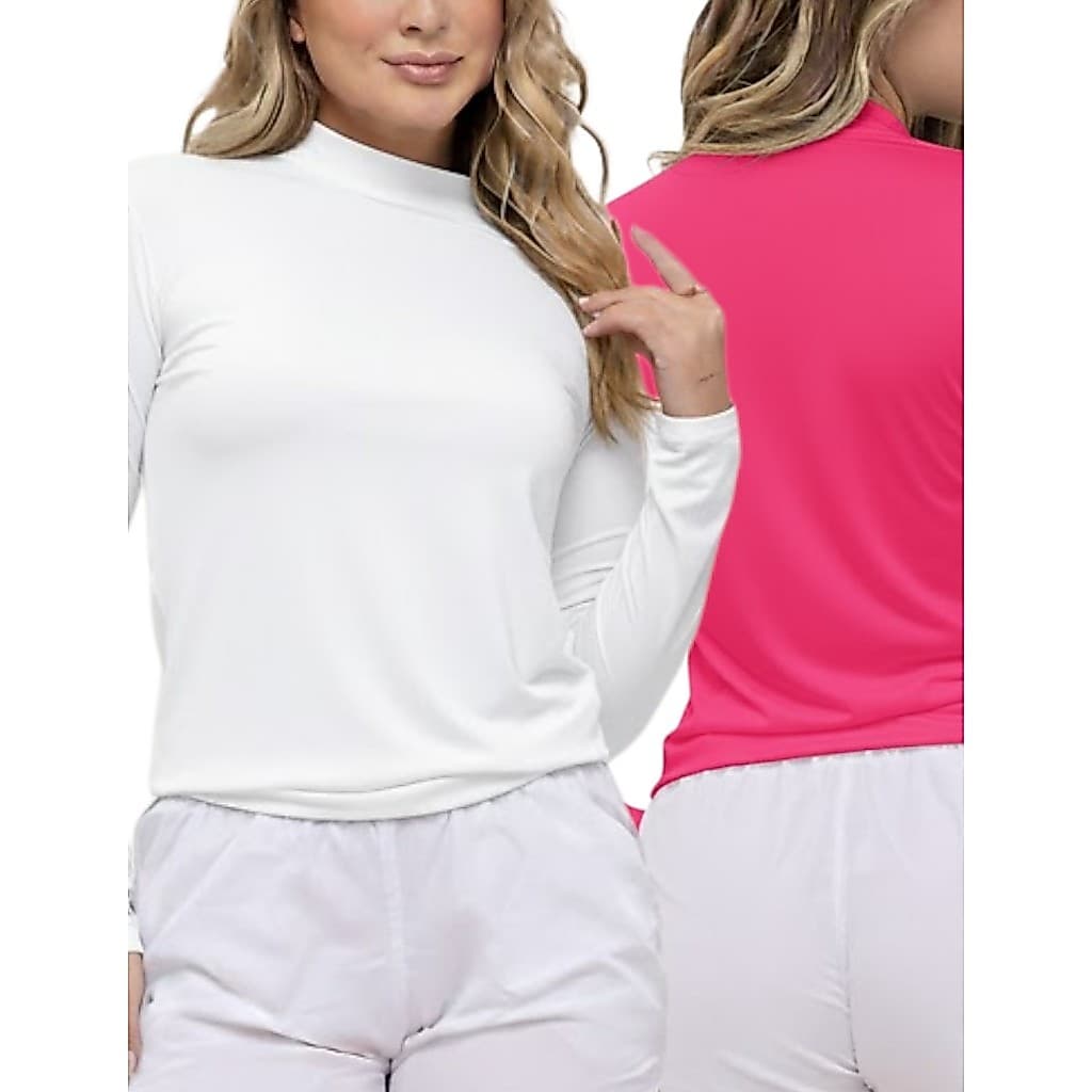 Kit 2 Camisetas UV Manga Longa para Academia fitness Esporte Blusa Termica Respiravel