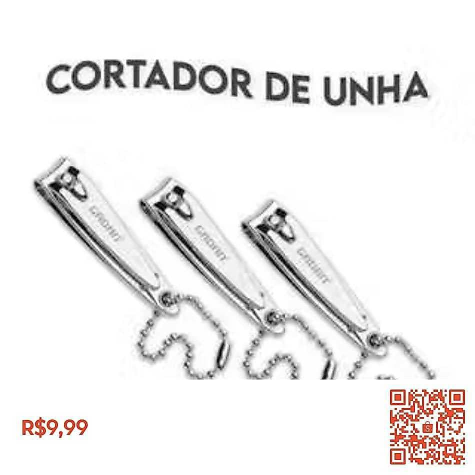 kit  3 cortadores  Unha  Pequeno com Lixa