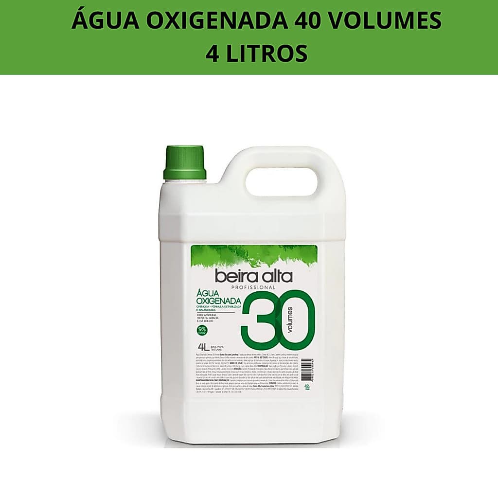 Água Oxigenada Volume 30 4L Beira Alta