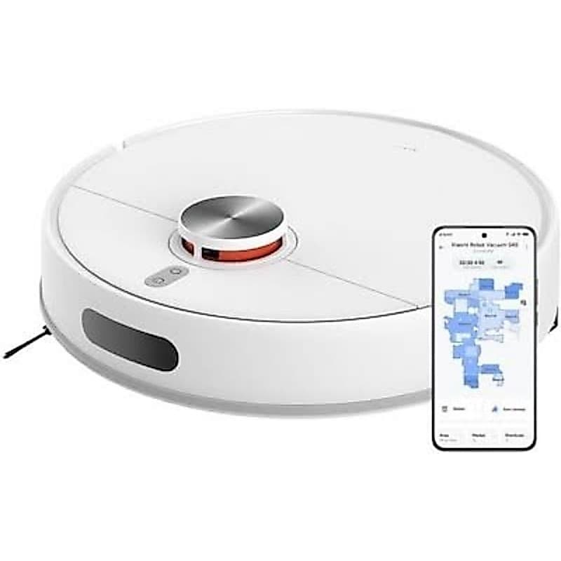 Robô Aspirador Robot Vacuum S40 Bivolt - Branco 10.000 Pa de Sucção