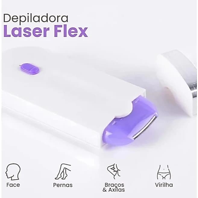 Depilador Recarregável Facial e Corporal