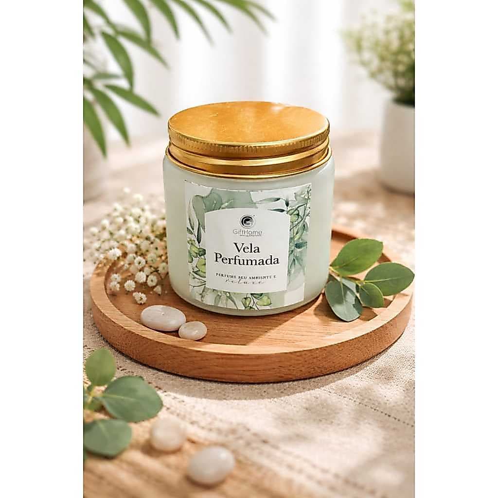 Vela Perfumada Âmbar & Patchouli | Aroma Sofisticado e Aconchegante