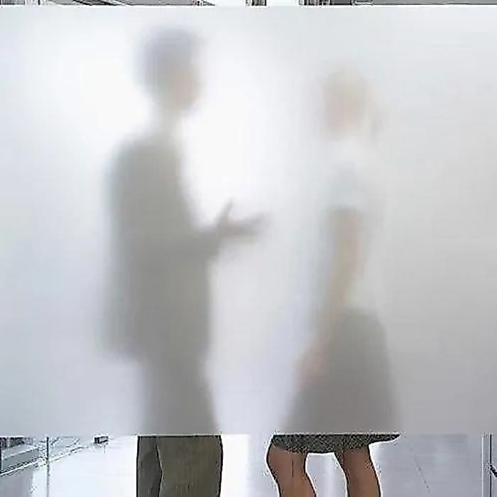 Adesivo Jateado Cristal Envelopar Vidros Janela Box Porta Lavável Privacidade Conforto Casa Janela Porta Box vinil fosco