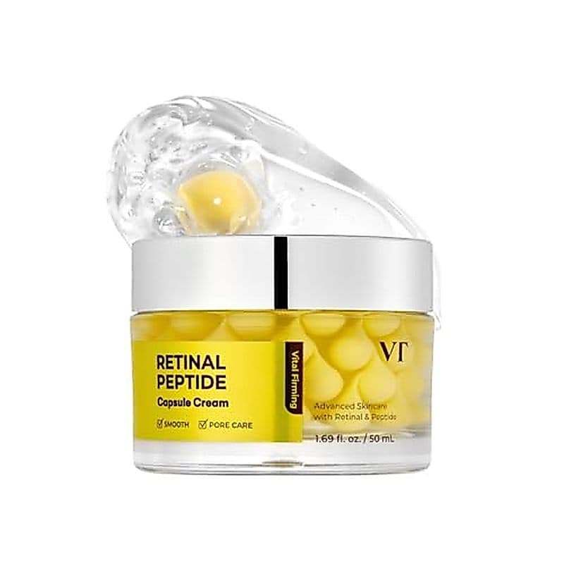 VT COETICS Creme Cápsula Peptídeo Retinal , – Hidratante Firmador 3 Em 1 Com (Vitamina A) , 9 Peptídeos & amp ; Niacinam