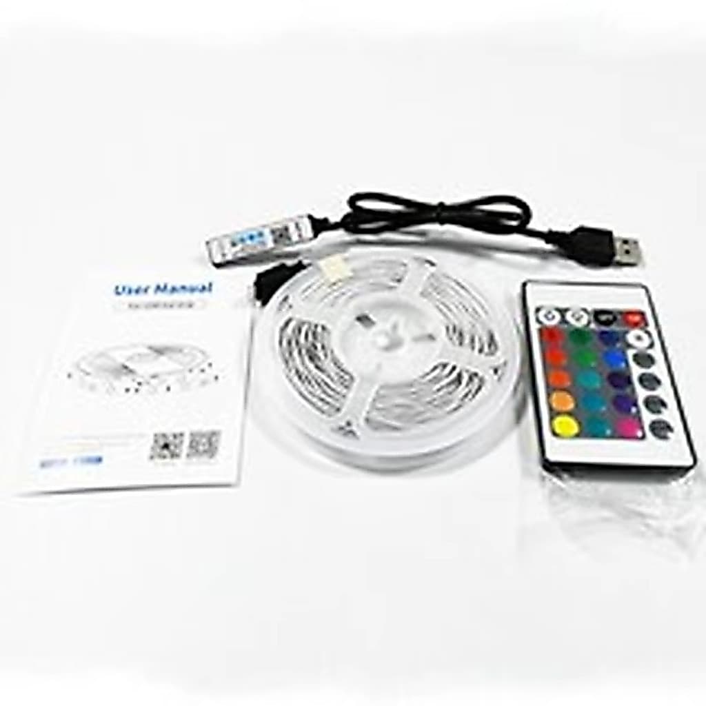Fita de LED USB 5V à Prova d'Água – Luz Branca Neutra 4000K para Quarto, Decoração e Ambientes
