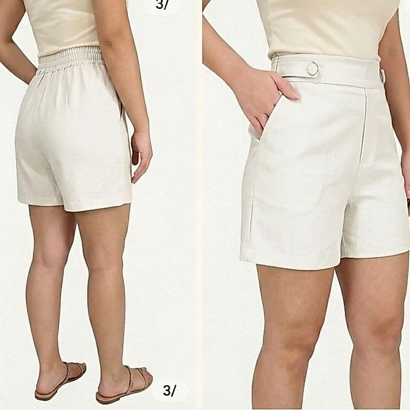 short alfaiataria.short social. short feminino.Short básico.