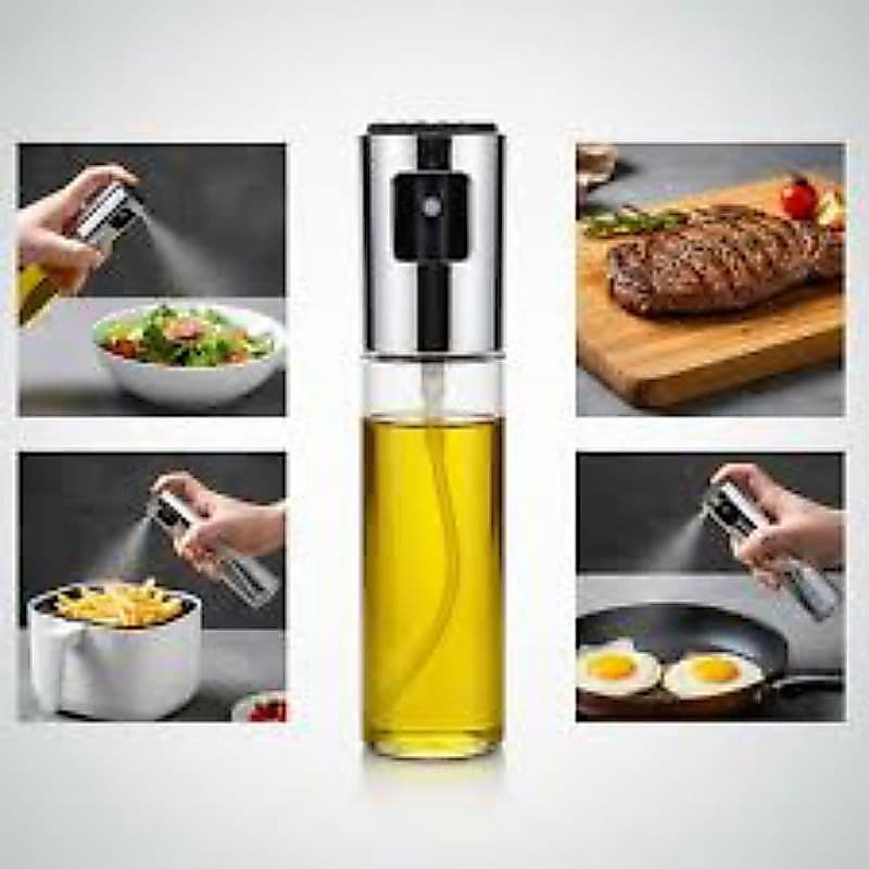frasco de azeite de vidro Pulverizador de Azeite Spray em Vidro – Borrifador Reutilizável para Cozinha