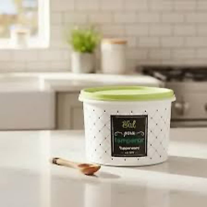 Tupperware pote de Sal Bistrô mantimento
