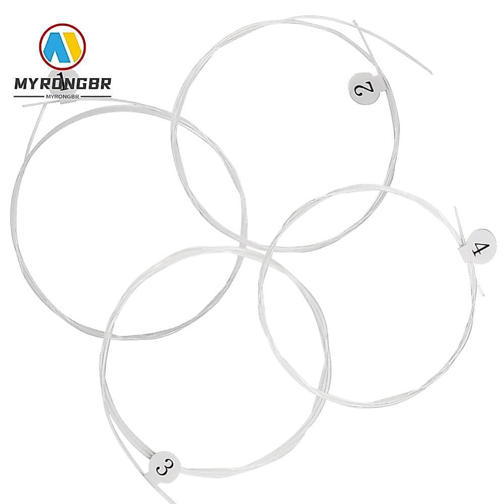 Cordas De Ukulele De Nylon MYRONGBR , Conjunto De Transparentes , Acessórios Para