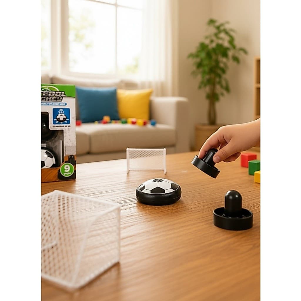Mini Jogo Futebol Mesa Hockey 9 Pecas Brinquedo Interativo Infantil