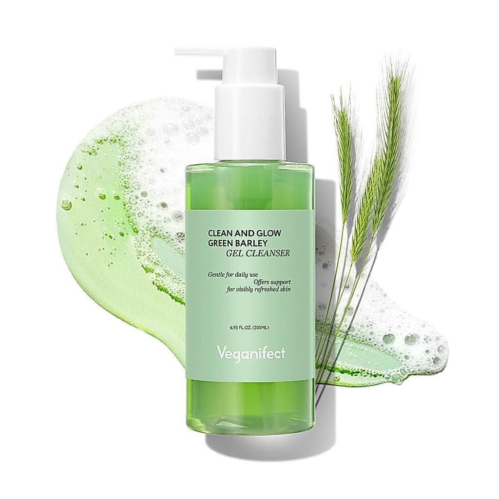 Gel de Facial Hidratante, Ácido Cítrico + LHA + Glicerina + Beta Glucano, Limpador Suave, Sem Óleo, Sensíve