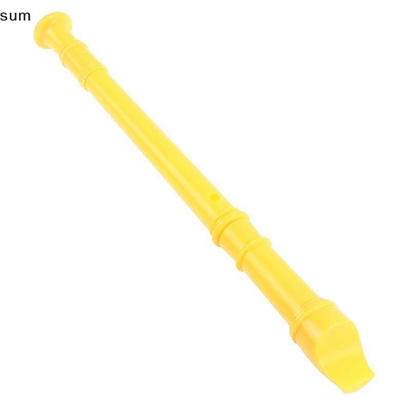 [sum] Gravador De Plástico Com 8 Furos Flauta Longa Instrumento De Sopro Instrumentos Infantis Coloridos De Presente BR
