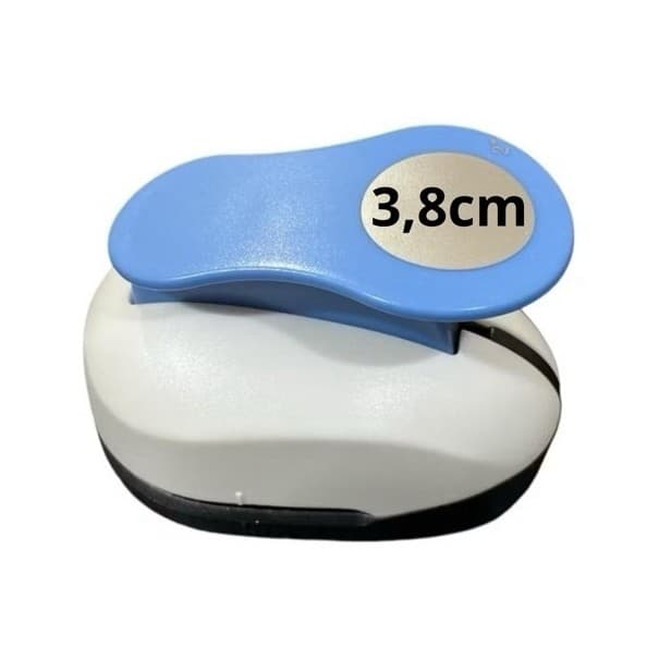 Furador Perfurador de Papel Círculo 3,8cm para Artesanato Scrapbook EVA