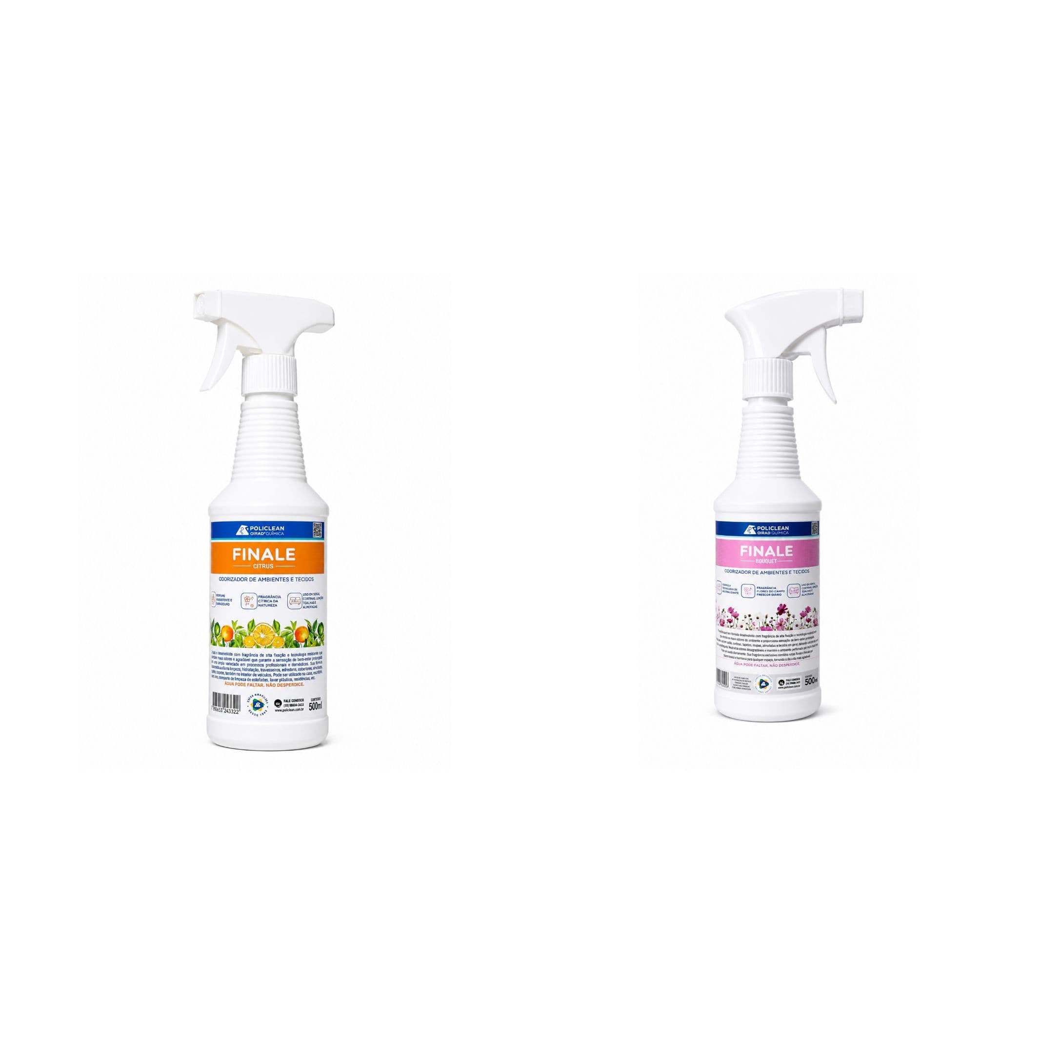 Kit Odorizador Finale Citrus 500ml e Finale Bouquet 500ml
