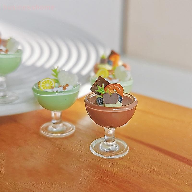 < busines > 1/12 Casa De Bonecas Simulação Bebida Copo Ornamentos Bar Bebidas Decoração Acessórios Fingir Jogar Brinqued