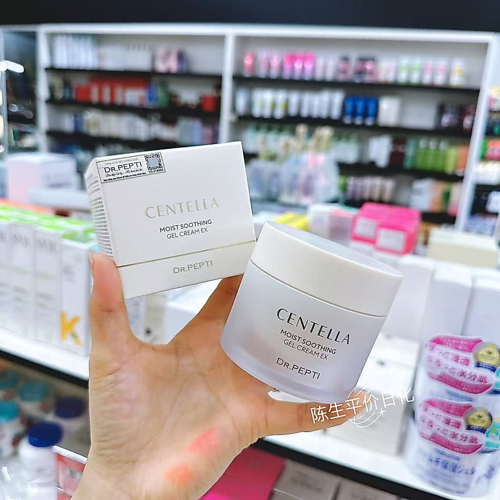 Coreia DR.PEPTI Centella Asiatica Creme Hidratante Hidratante Gel Calmante Creme 70ml