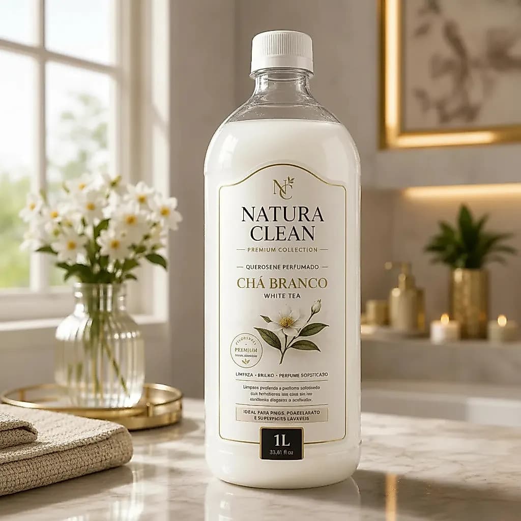 Querosene Perfumado Chá Branco Premium 1l Natura Clean