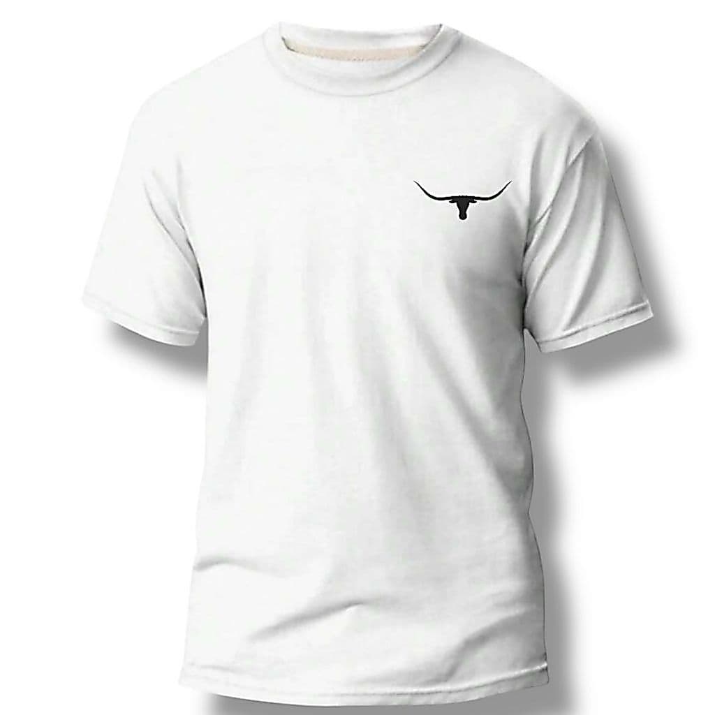 Camiseta masculina 100% algodão modelo country