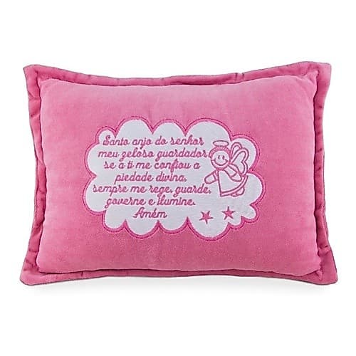 Almofada De Pelúcia Santo Anjo 40cm - Plush Anti-alérgico