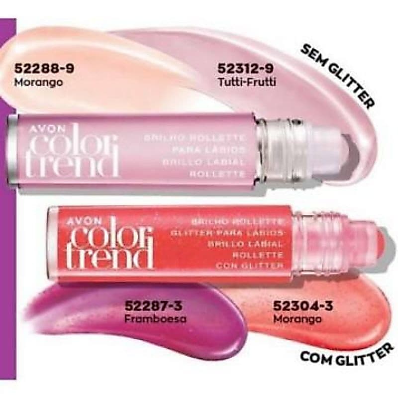 Brilho Labial Avon Com e Sem Glitter