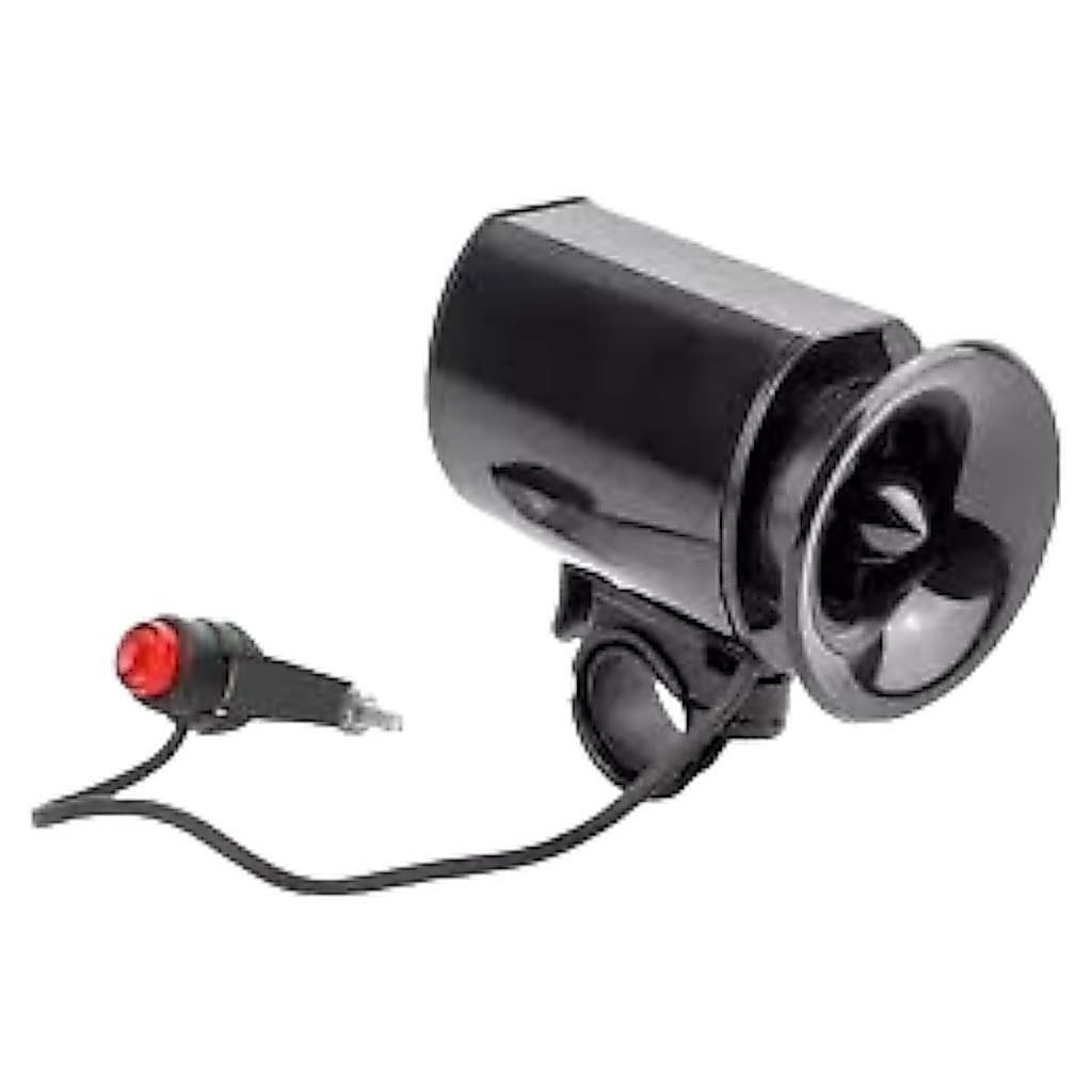 Buzina Eletrônica Sirene Com Bateria Para Bicicleta