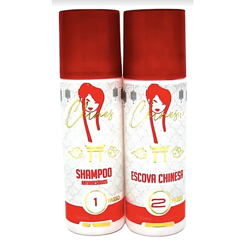 Escova Progressiva Chinesa Cosméticos Alisadora 300 ml Selagem térmica