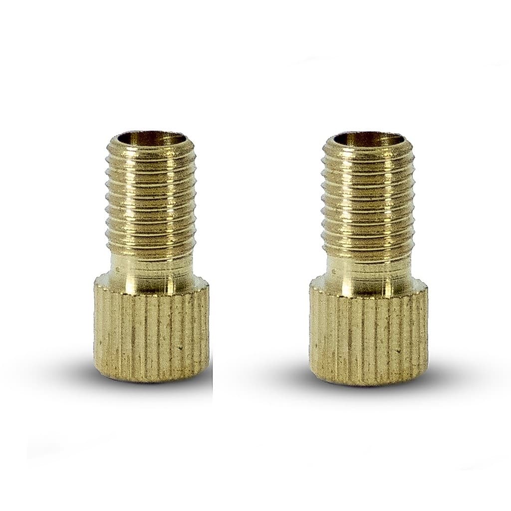 2 Adaptador Válvula Presta para Válvula Americana bicicleta
