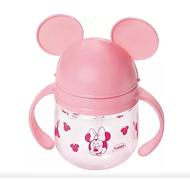 CANECA TREINAMENTO COM CANUDO MINNIE 260ML - PLASUTIL