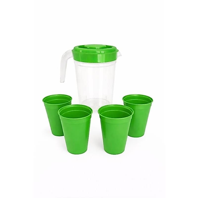 Jarra 2 litros+4 copos de 300 ml agua, sem BPA free resistente cozinha gelade