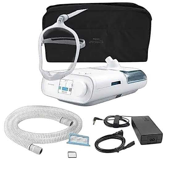 CPAP DreamStation Automático + Mascara Dreamwear + umidificador + modem 3G