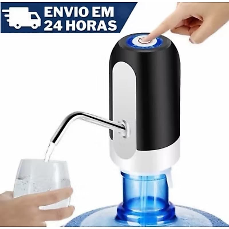 Bomba Elétrica De Galão Universal Com Carregamento USB Para Galão Garrafão De Água Promoção