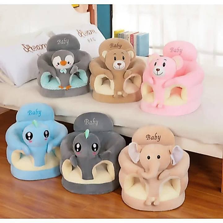 Cadeirinha Puff Assento para Bebe com Enchimento