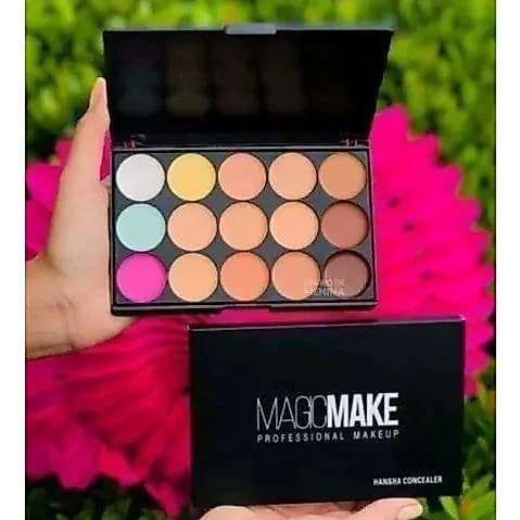 Paleta De Base Corretivo 15 Cores Maquiagem Profissional Magic Make