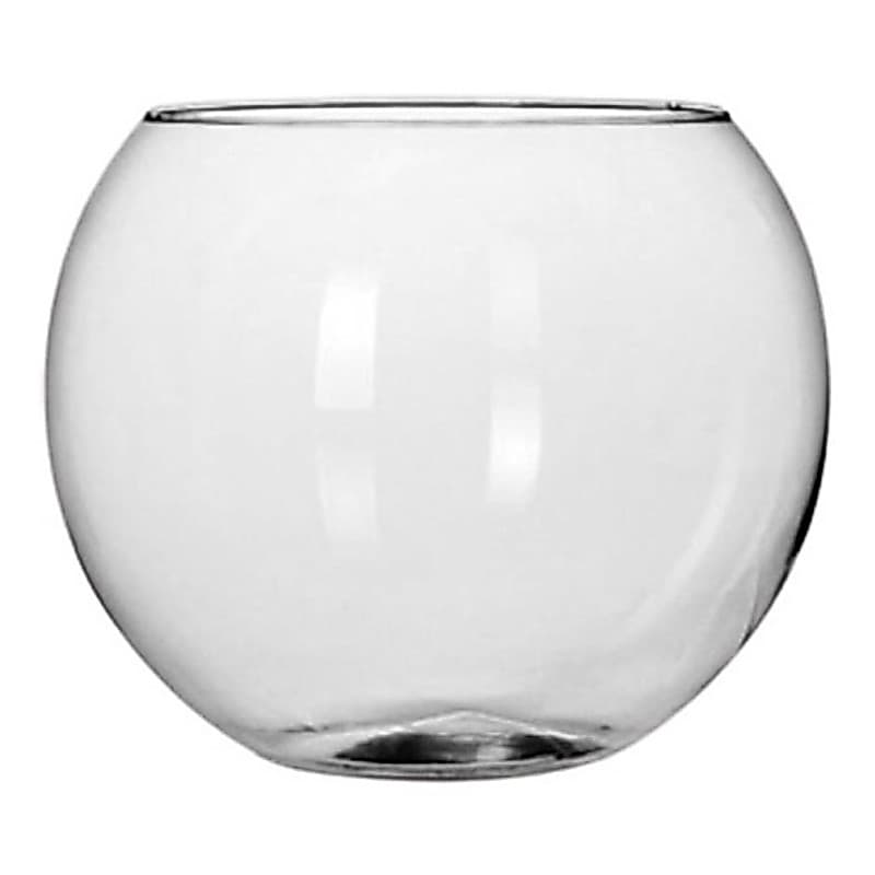Vaso Aquario Redondo Decoração Vidro Terrário 800mL (Promoção)