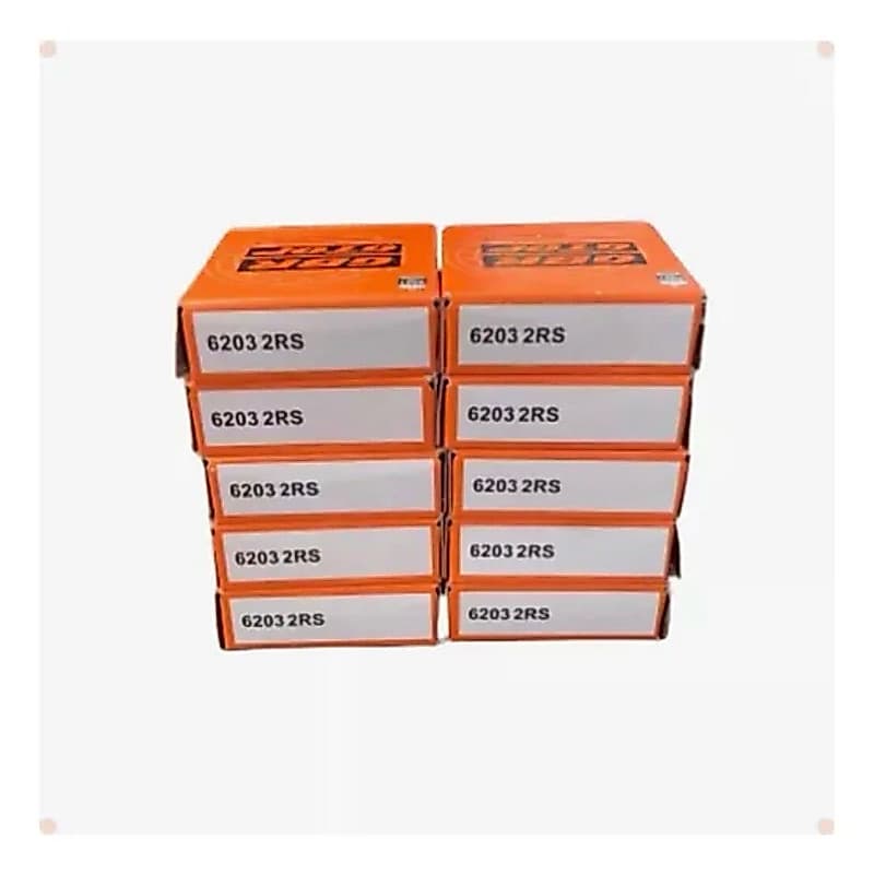 Kit 10 Rolamento 6203 2rs gbr moto industrial