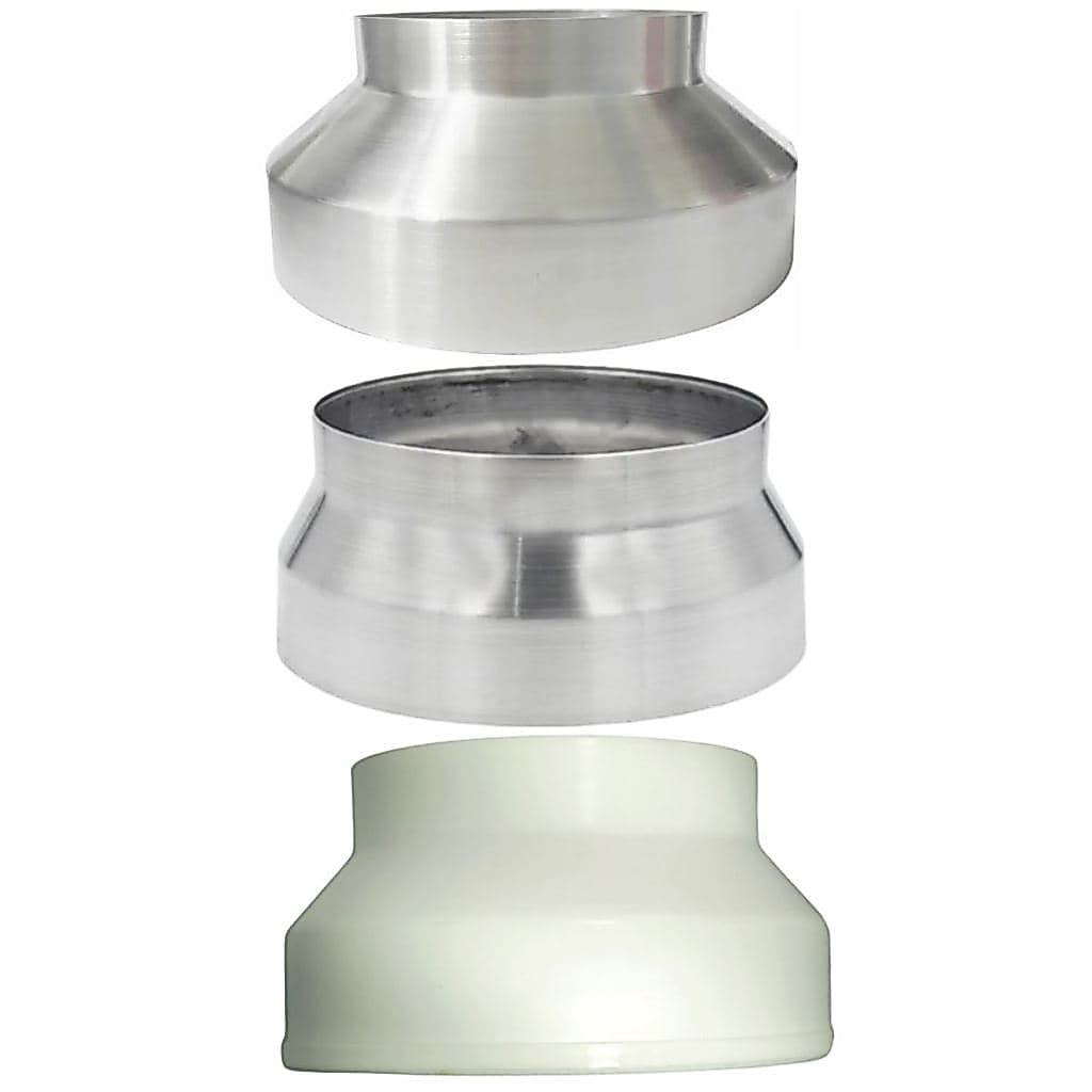 Conector Redutor Adaptador de Dutos 100mm 125mm 150mm Conexão p/ Exaustão Ventilação Cultivo Indoor Coifa Cozinha