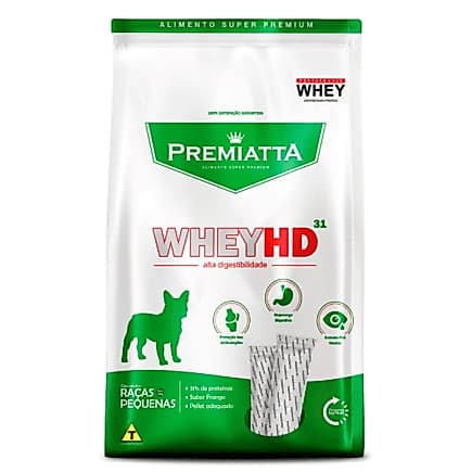 Ração Premiatta Whey HD31 Cães Adultos Raças Pequenas 3 Kg