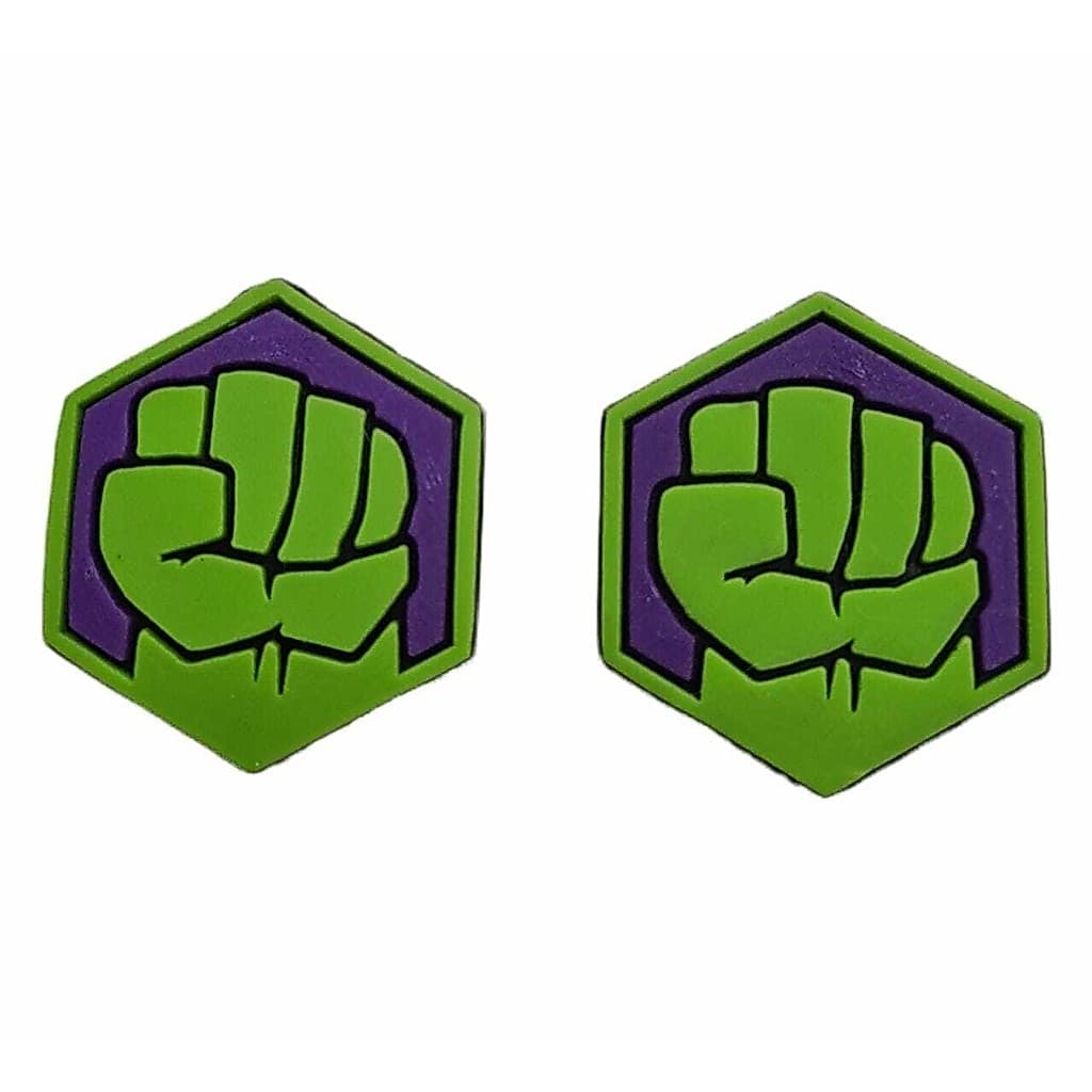 Aplique Emborrachado - Mão do Hulk - 25x28mm - 2un