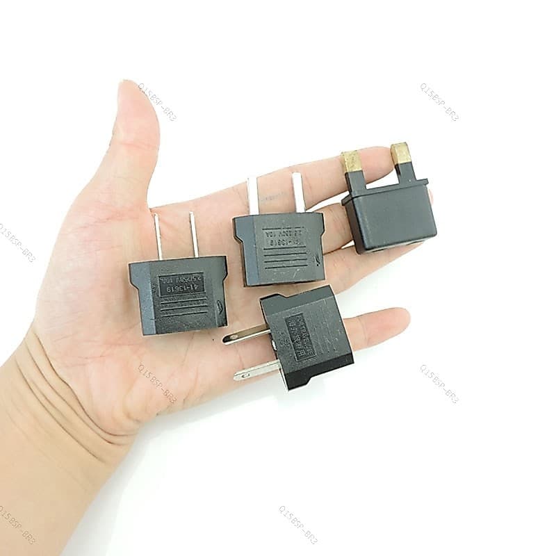 250V 10A 4.8mm Plugue Da Ue Adaptador De Energia Japão Eua Para KR Viagem Tomada Elétrica Carregador Soquetes q BR15B3