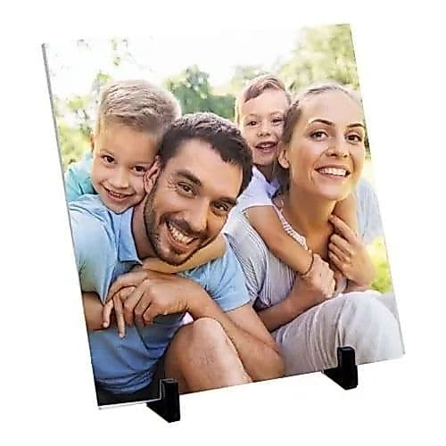 Azulejo Personalizado 15x15cm Cerâmica Presente Família Retrato Em Azulejo Personalizado