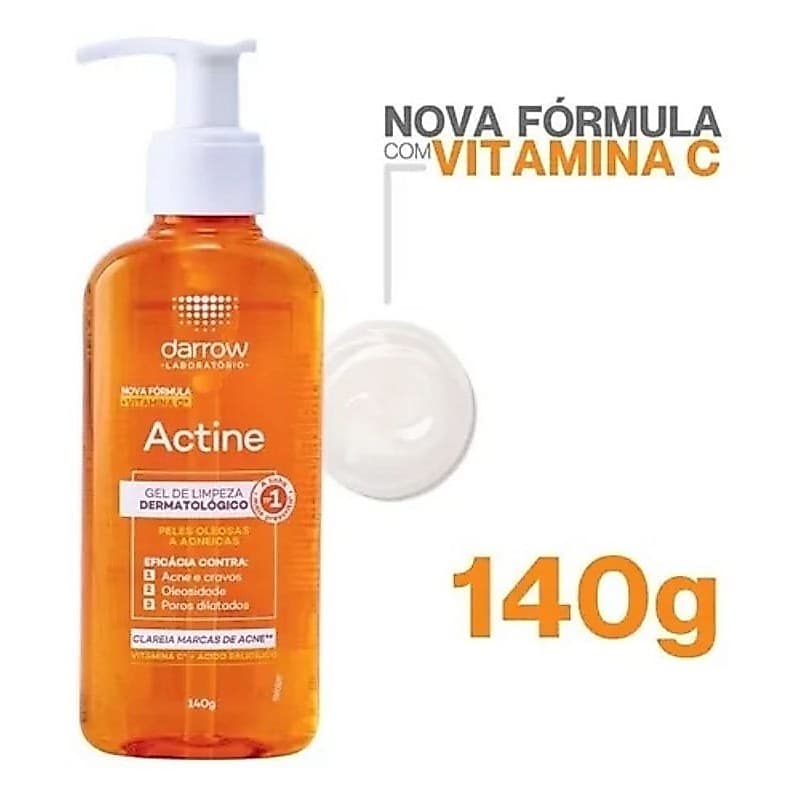 Actine sabonete em gel140ml  para pele oleosa
