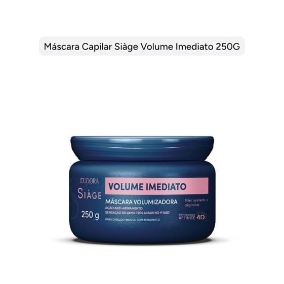 Máscara Capilar Siage Volume Imediato 250g