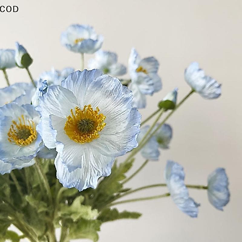 [gla] Lindas Flores De Seda Artificiais De Alta Qualidade , Falsas Para Casa , Salão De Casamento , Festa , Decoração De