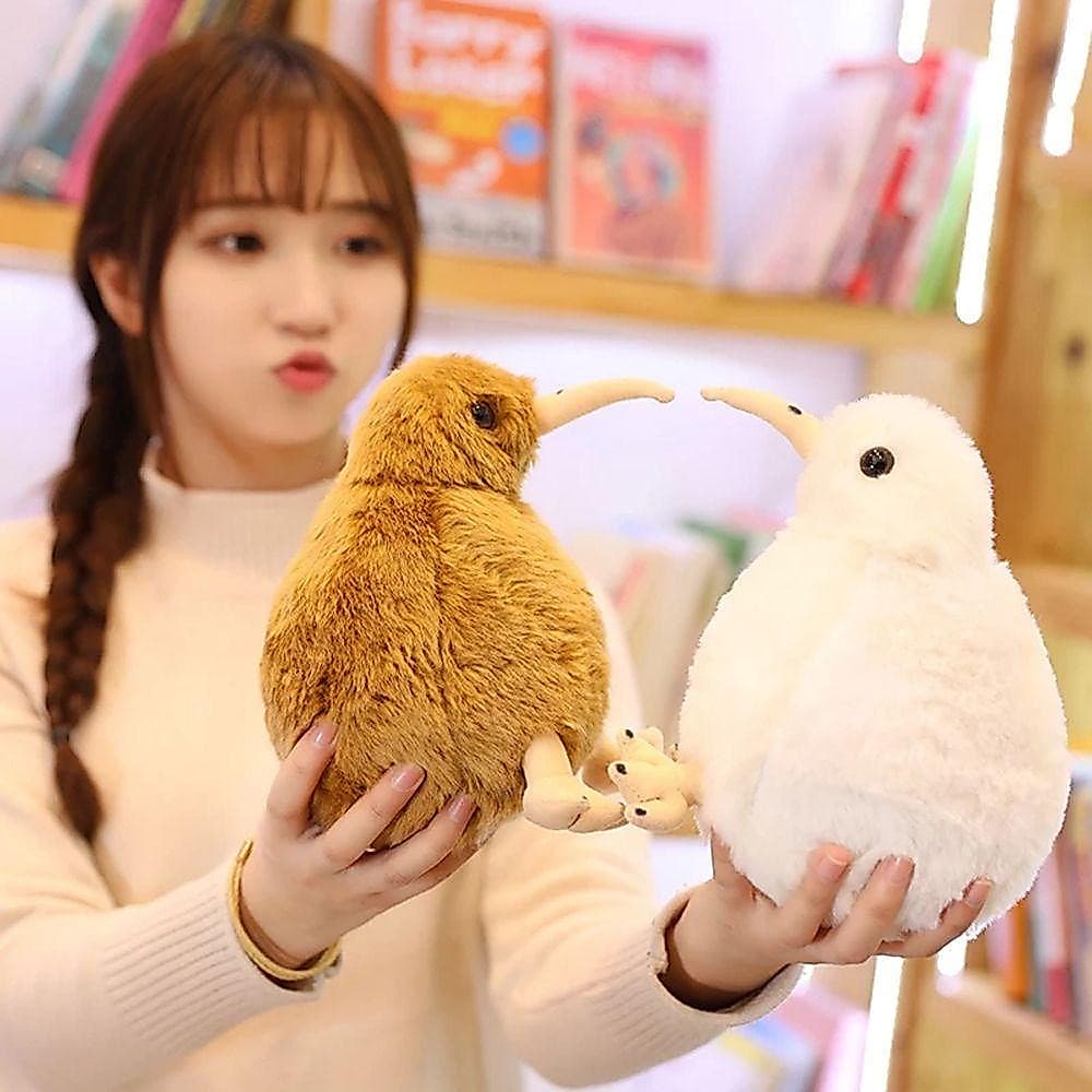 YONGWANG Simulação Pássaros Boneca Natal Realista Kiwi Pássaro Dos Desenhos Animados Travesseiro Crianças Brinquedos Zel