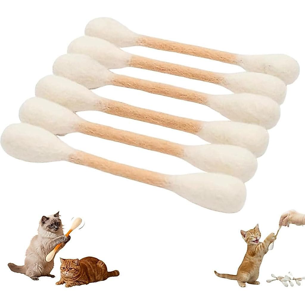 Brinquedo gigante para gatos de bambu e algodão, brinquedo macio de algodão para gatos, adequado para gatos e gatinhos,