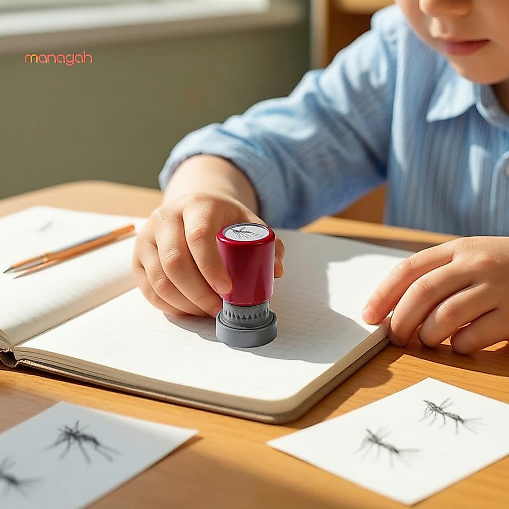 Presente Surpresa Para Amigos , Carimbo De Mosquito Realista Pegadinhas , Mecanismo Autotintado Fácil Uso , Adereço De P