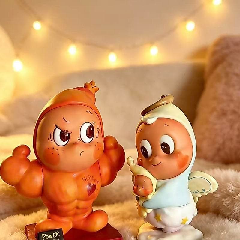 Uma família de três ornamentos batimento cardíaco estrelas bonito Pellets casal Desktop carro ornamentos decorações pres